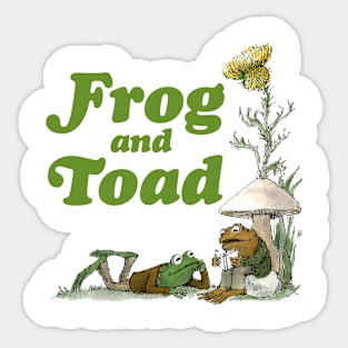 frog and toad Sticker
